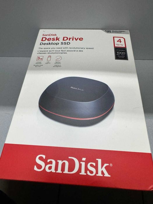 SSD накопичувач SanDisk Desk Drive 4 TB (SDSSDT40-4T00-E25) Новий!