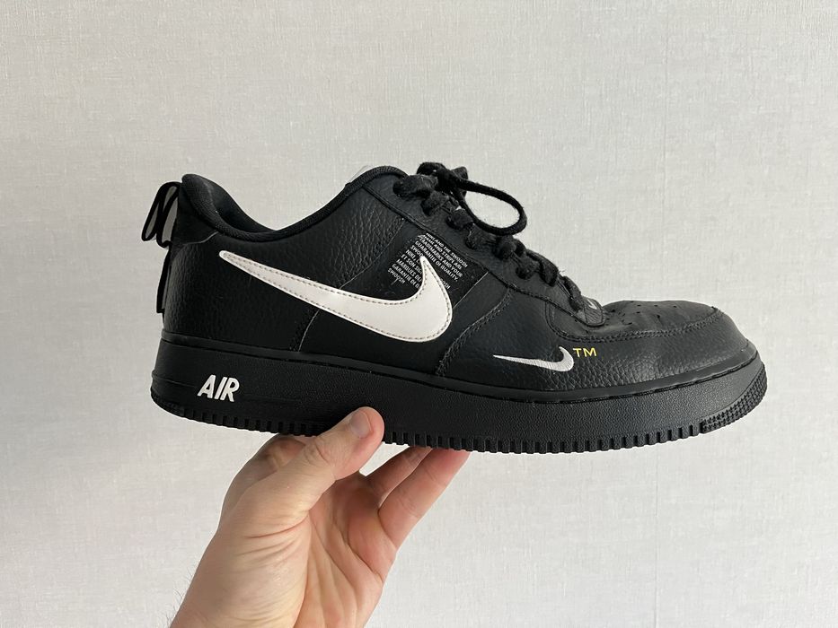 Кроссовки мужские Nike Air черные 46 р 30 см