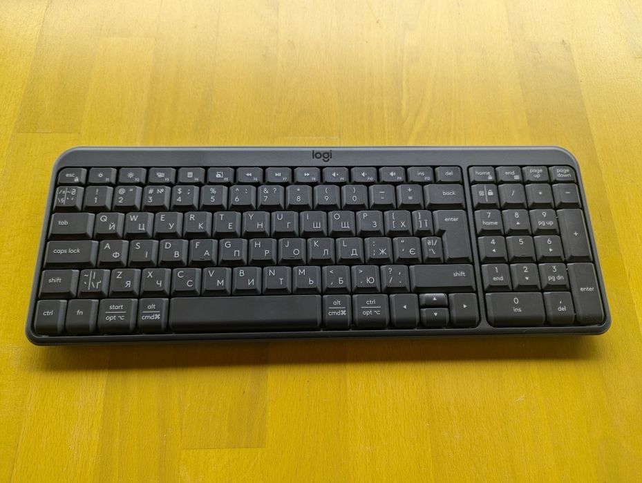 Клавіатура Logitech K250 Bluetooth Graphite