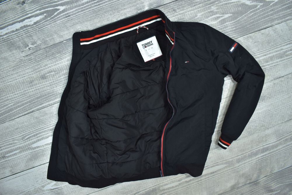 Tommy Hilfiger Przejściowa Ocieplana Kurtka Męska Bomber L