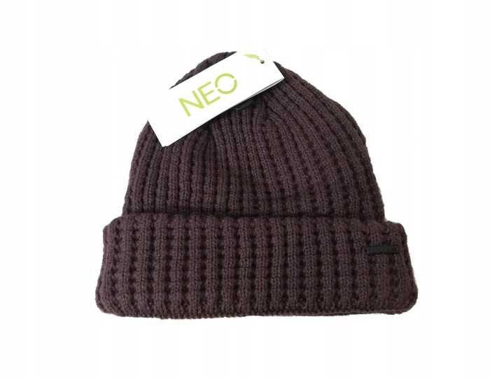 Adidas czapka zimowa beanie brązowy rozmiar uniwersalny