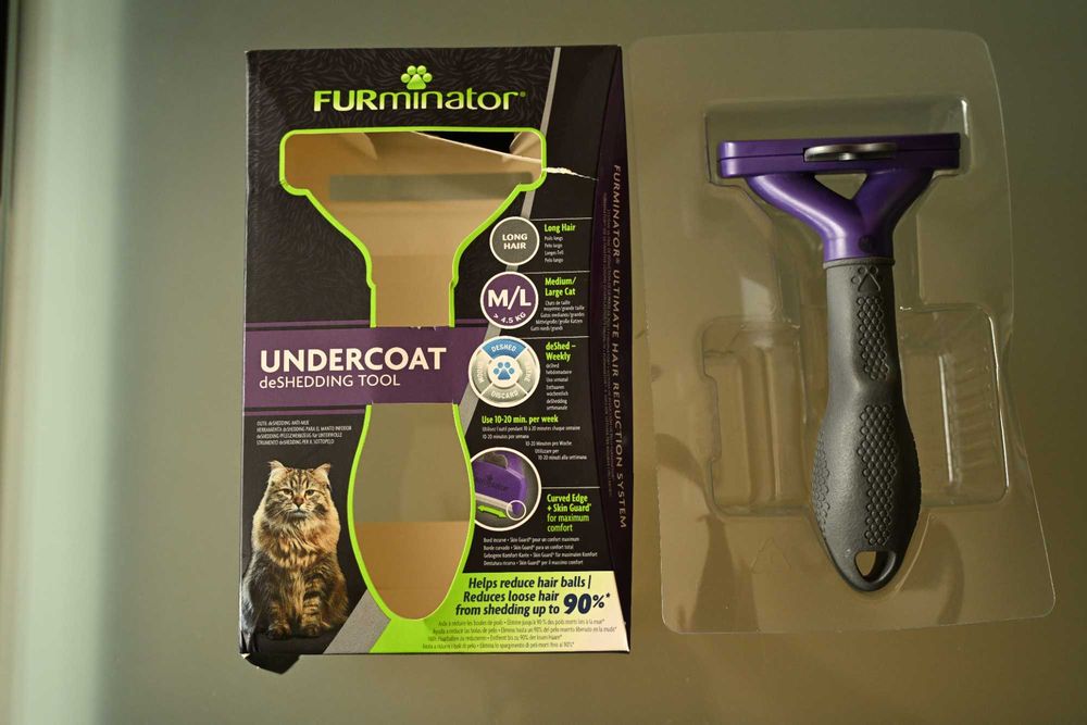 Pente para gatos - FURminator deShedding para Gatos — Como Nova