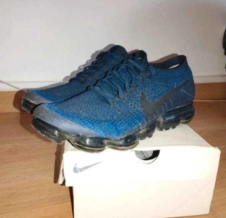 Nike Vapormax Flyknit 43EU (College Navy Blue/ Dark Black royal)