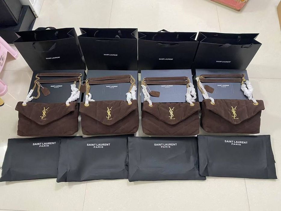 Torebka YSL!  Zamsza naturalna! Od RĘKI 29x17