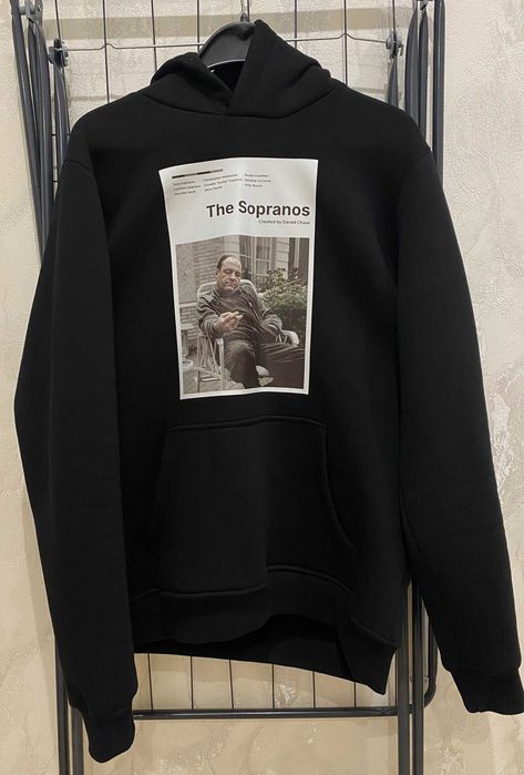 Худі The Sopranos чорне утеплене розмір L