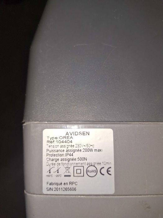 Motor para portao de correr Avidsen Orea 500 N