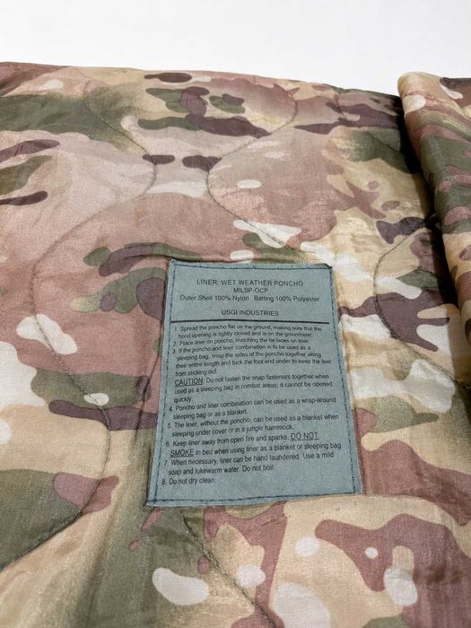 Вубі військова ковдра USGI Poncho Liner / Woobie Blanket Multicam