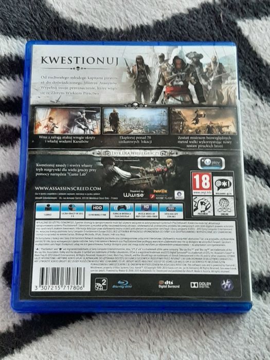 Gra na PlayStation 4,5 Assasins Black Flag