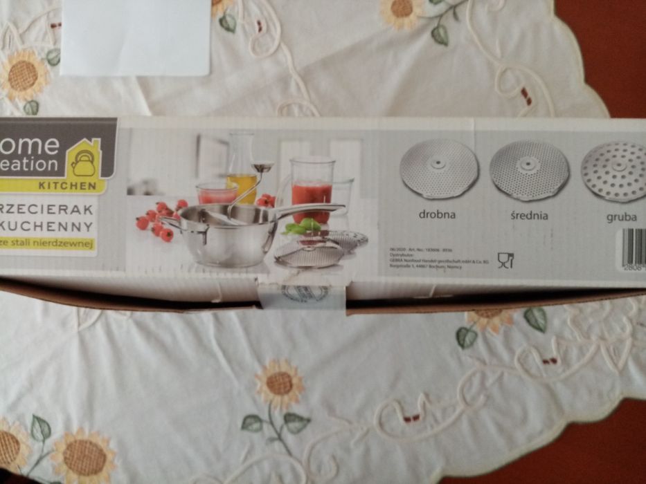 Przecierak z 3 sitami