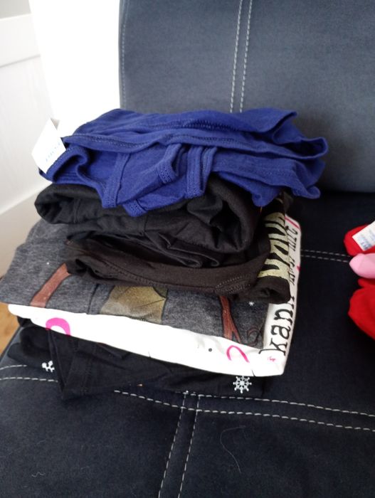 Komplet nowych koszulek bawełnianych rozmiar L