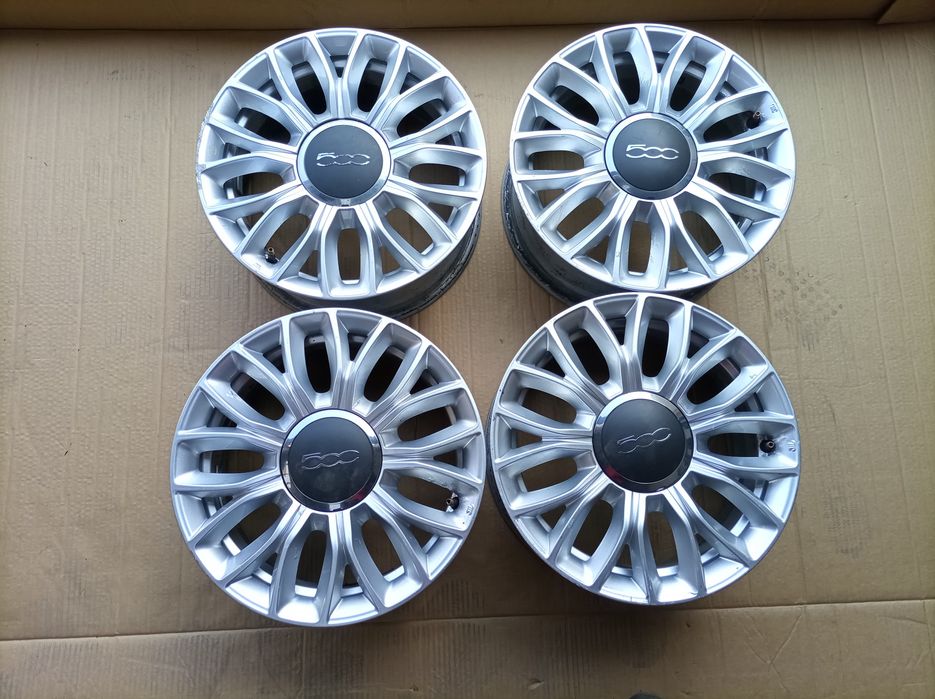 Fiat 500 felgi aluminiowe 6J15 et35  oryginał  4x98
