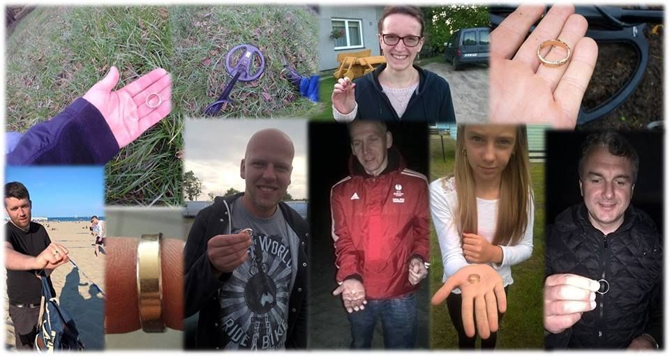 Wykrywacz Metali Poszukiwania w wodzie piasku zgubione obrączki 24h