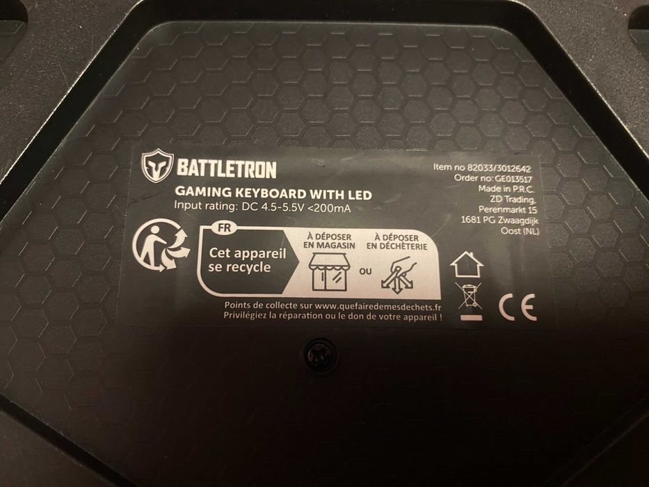 Klawiatura Gamingowav RGB Battletron