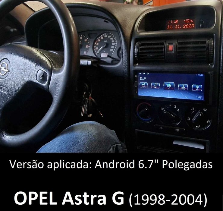 (NOVO) Rádio 1DIN • OPEL Astra F/G Calibra Corsa Vectra • Android GPS