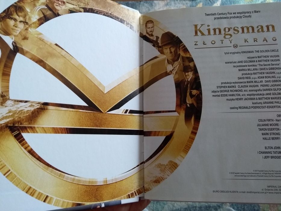 DVD Kingsman Złoty Krąg
