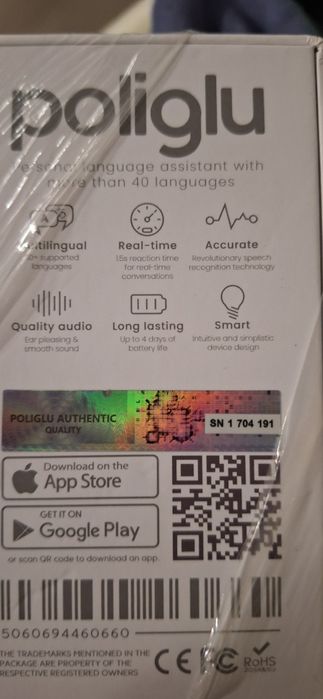 Tłumacz języków obcych ,translator natychmiastowy , 40 języków  poligl