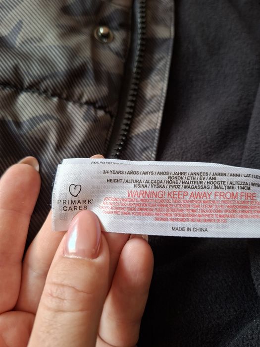 Зимова куртка Primark розмір 104