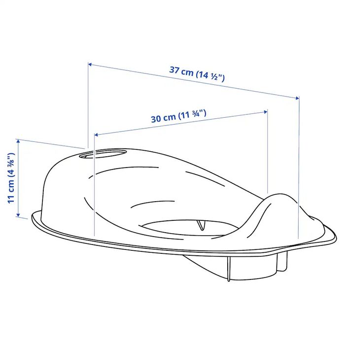 Набір ІКЕА накладка дитяча на унітаз TOSSIG + дитяча підставка