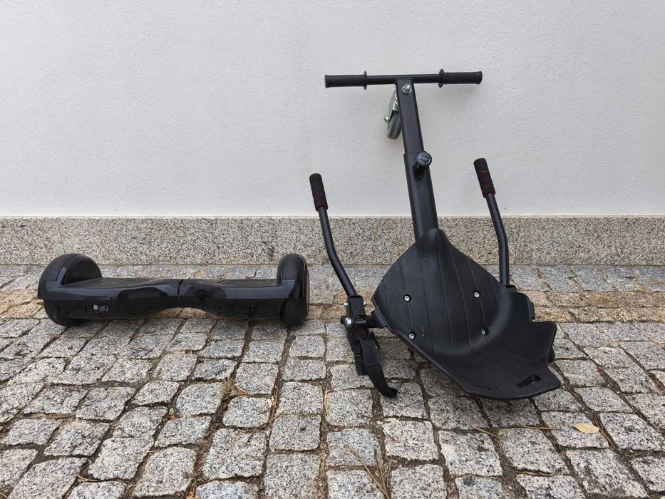 Hoverboard com Cadeira (Kart) – Bom Estado | Completo