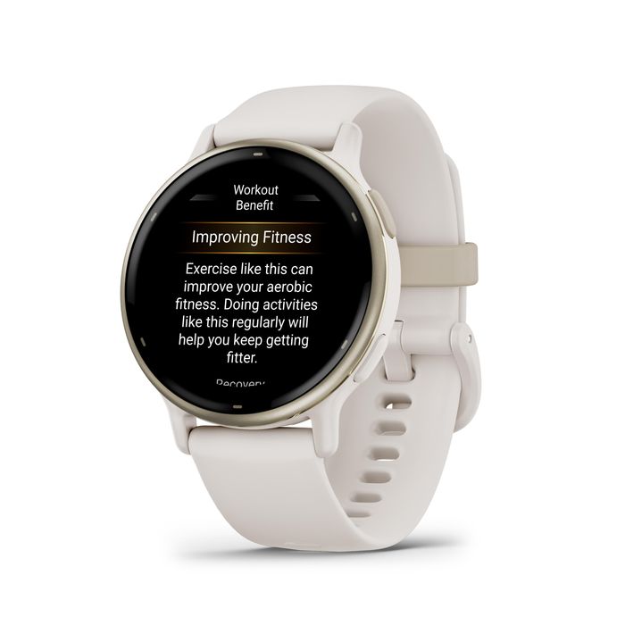 Smartwatch GPS Desporto e Saúde Vivoactive 5 Dourado/Marfim