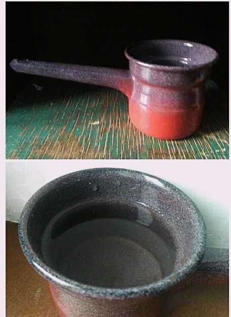 ПОДАРОК  кофеварка турка металл эмалированная новая раритет 450 мл