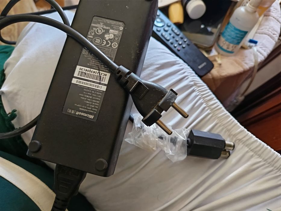 Original Microsoft Carregador adaptador CA de fonte de alimentação original para Xbox One com cabo de parede