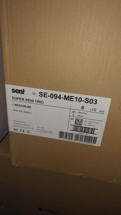 Pampersy Seni medium M paczka 25 zl