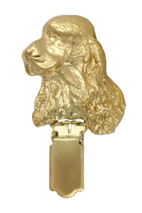 Cocker spaniel angielski clipring pozłacany w pudełku Art-Dog