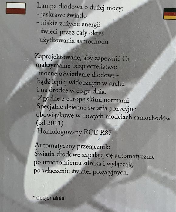 Światła do jazdy dziennej okrągłe 510HP 7cm Vertex