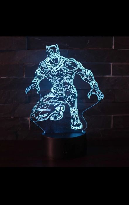 Candeeiro pokemon pantera negra dragonball