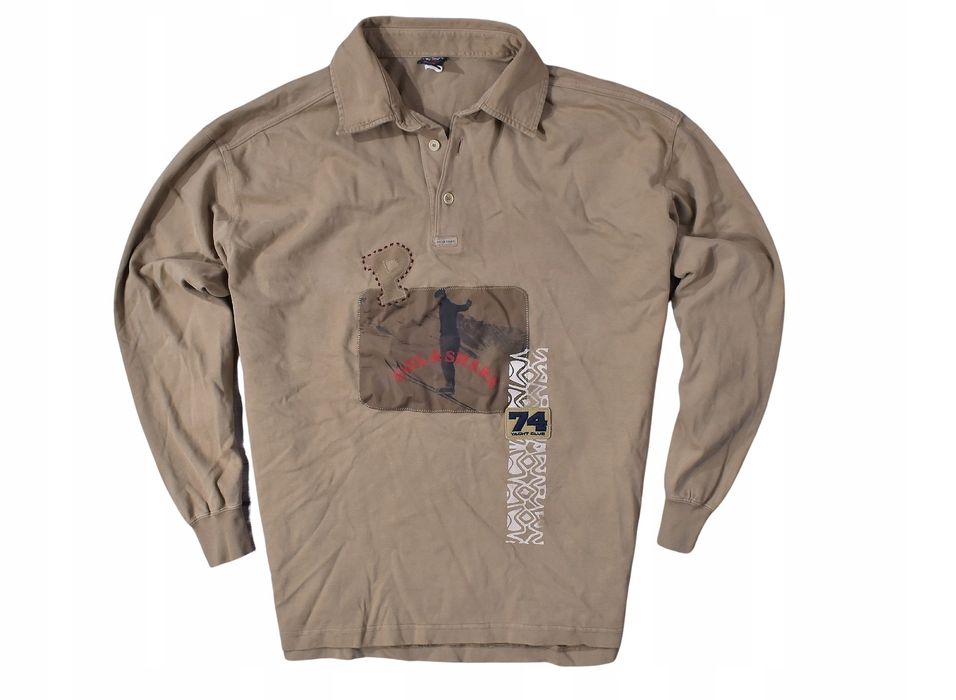 Paul Shark Vintage Bluza Skoki Narciarskie / Xl