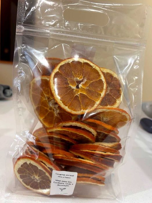 Laranja desidratada artesanal – 200g | Produção própria