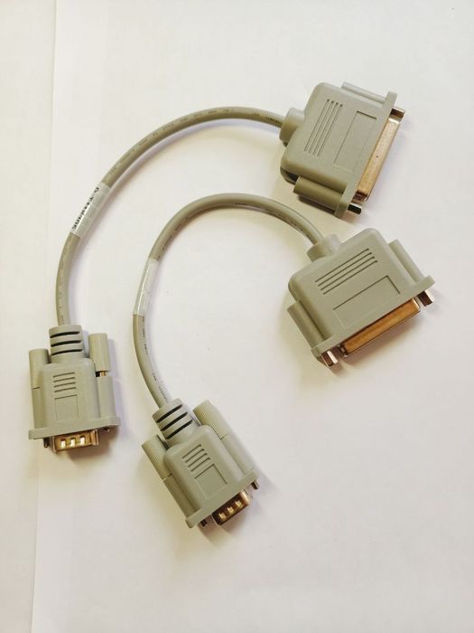 Кабель DB9 male DB25 female - 25см