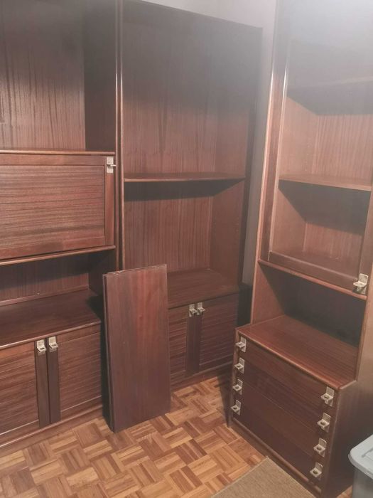 Móveis Sala (madeira maciça Mogno)