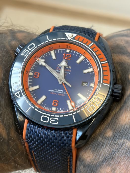 Omega seamaster ocean planet big blue automat