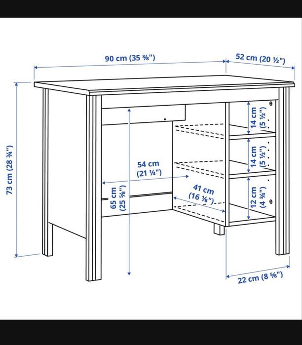 Biurko ikea  ”BRUSALI”