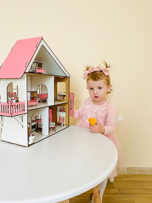 Будинок для ляльки Лол —НОВИЙ‼️ деревʼяний дитячий будиночок з меблями