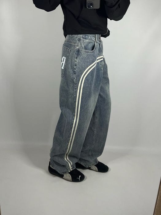 Широкі джинси з принтом baggy jeans opium sk8 2000s
