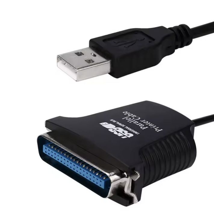 Cabo USB Impressora 25 pinos antiga - Novo