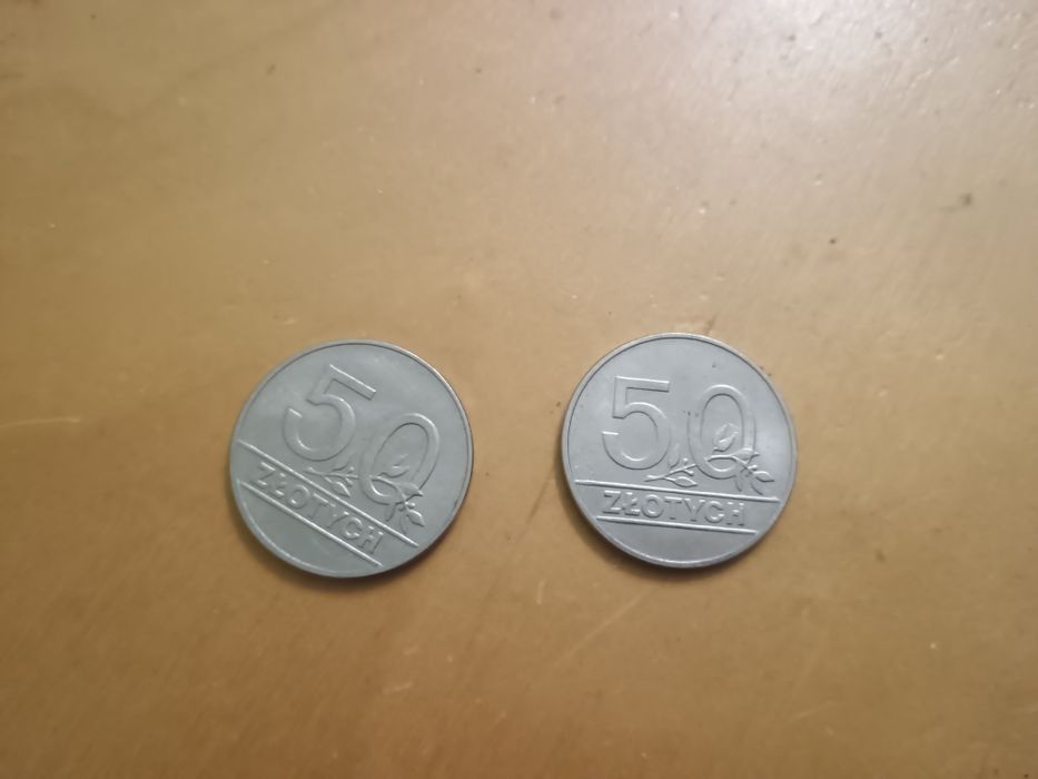 Moneta 50 zł 1990 rok - 2 sztuki