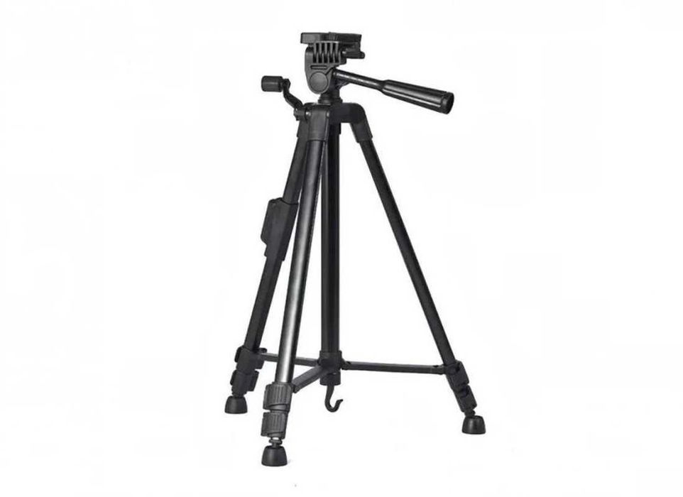 Металевий штатив трипод для телефону, тринога Tripod 3388 50-135 см із пультом ДК Металлический штатив для телефона Tripod 3388 50-135 см с пультом ДУ