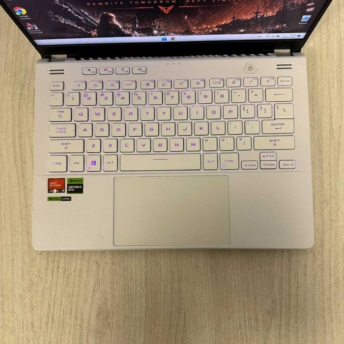 Asus ROG Zephyrus G14 GA402XV White 2K IPS 165Hz Ryzen 9 7940HS 16GB DDR5 SSD 512GB NVMe RTX 4060