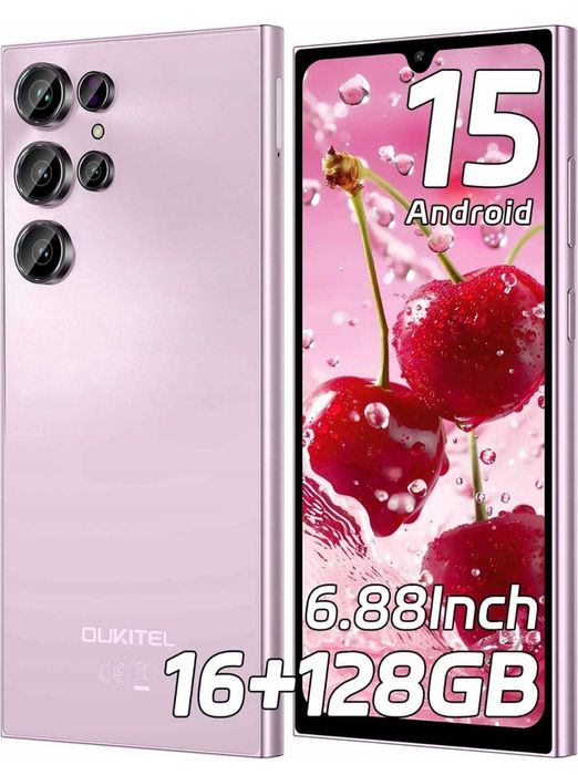 Smartfon OUKITEL C61 16 GB (4+12) / 128 GB 6,88" 5150 mAh Android 15 fioletowy