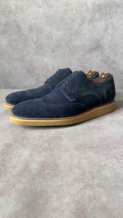 Нові Оригінальні Замшеві Броги Gordon&Bros 28см