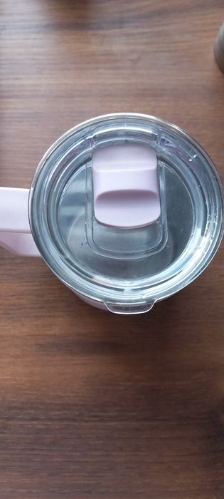 Kubek termiczny Nowy różowy + GRATIS butelka Dafi