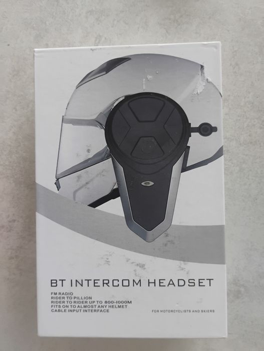 Interkom Bluetooth do kasku motocyklowego – NOWY