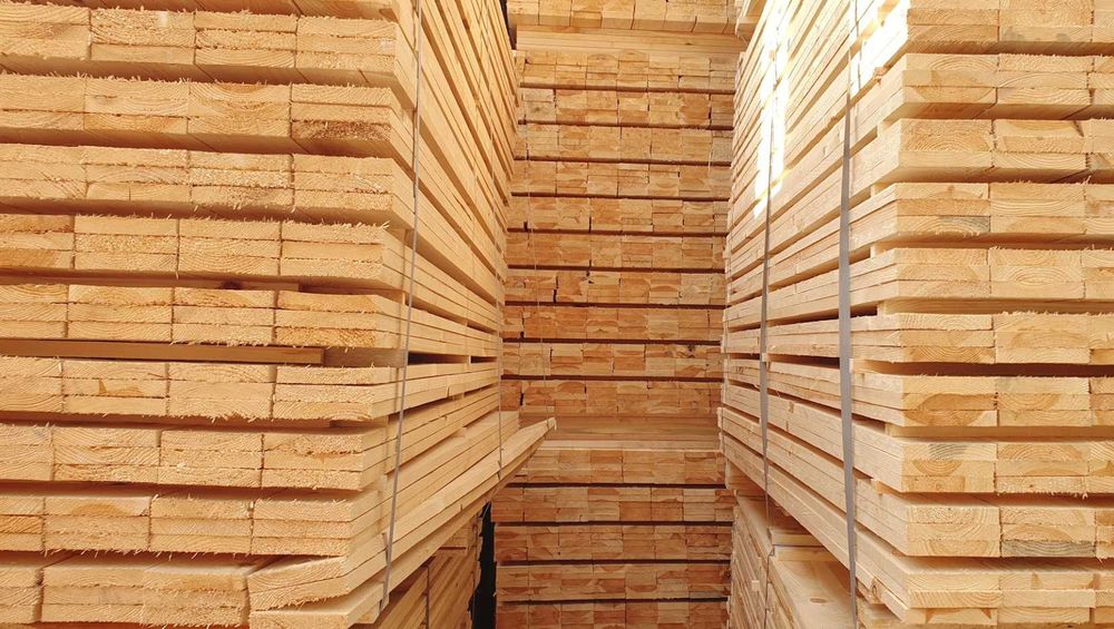 Крупный брус строительный, 150х150х6000 мм, сосна 292,50грн м/п