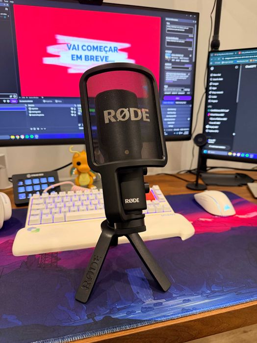 Microfone RØDE NT-USB e 2 braços RØDE PSA1