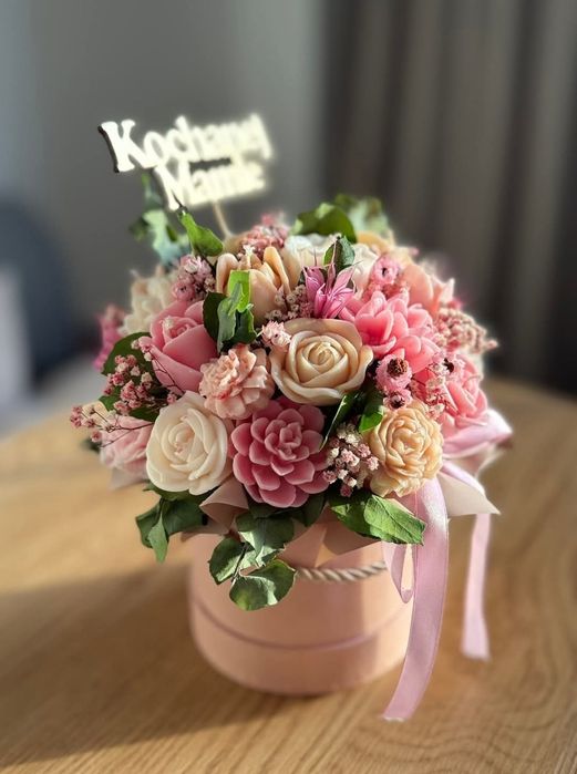 Flower box świece kwiaty candle box