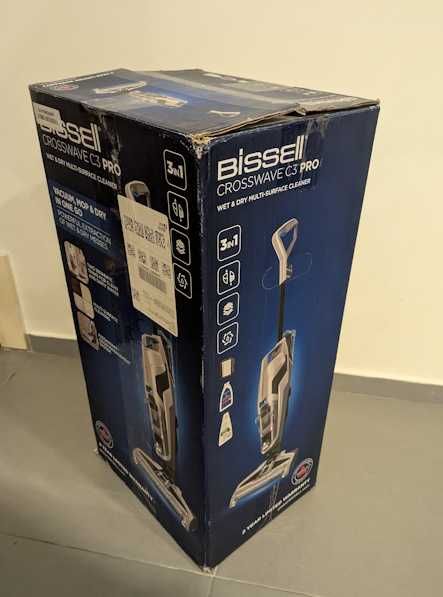 Aspirador+Lavadora: Bissell CrossWave C3 Pro: Oportunidade Única!